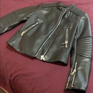Zara Faux leather jacket